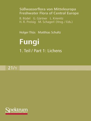 cover image of Süßwasserflora von Mitteleuropa, Bd. 21/1 Freshwater Flora of Central Europe, Volume 21/1